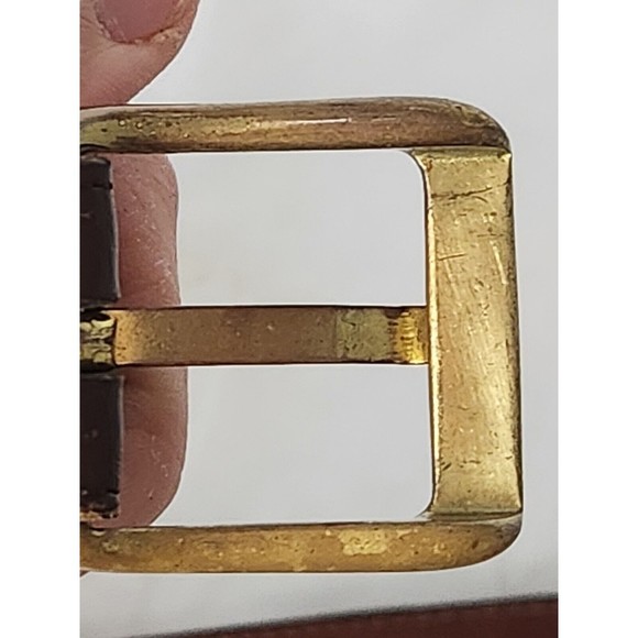 Coach‎ Dark Brown Burnished Cowhide Belt 5950 Handcrafted in Costa Rica Size 40 - Picture 3 of 10